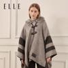 ELLE Women's Warm Plush Shawl Cape