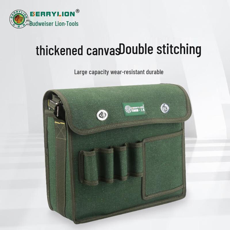 Berry Lion Multi-functional Thickened Canvas Tool Bag