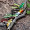 Topwater Frog Lures Měkká sada rybářských návnad pro okouny Pike Snakehead Dogfish Pižmový