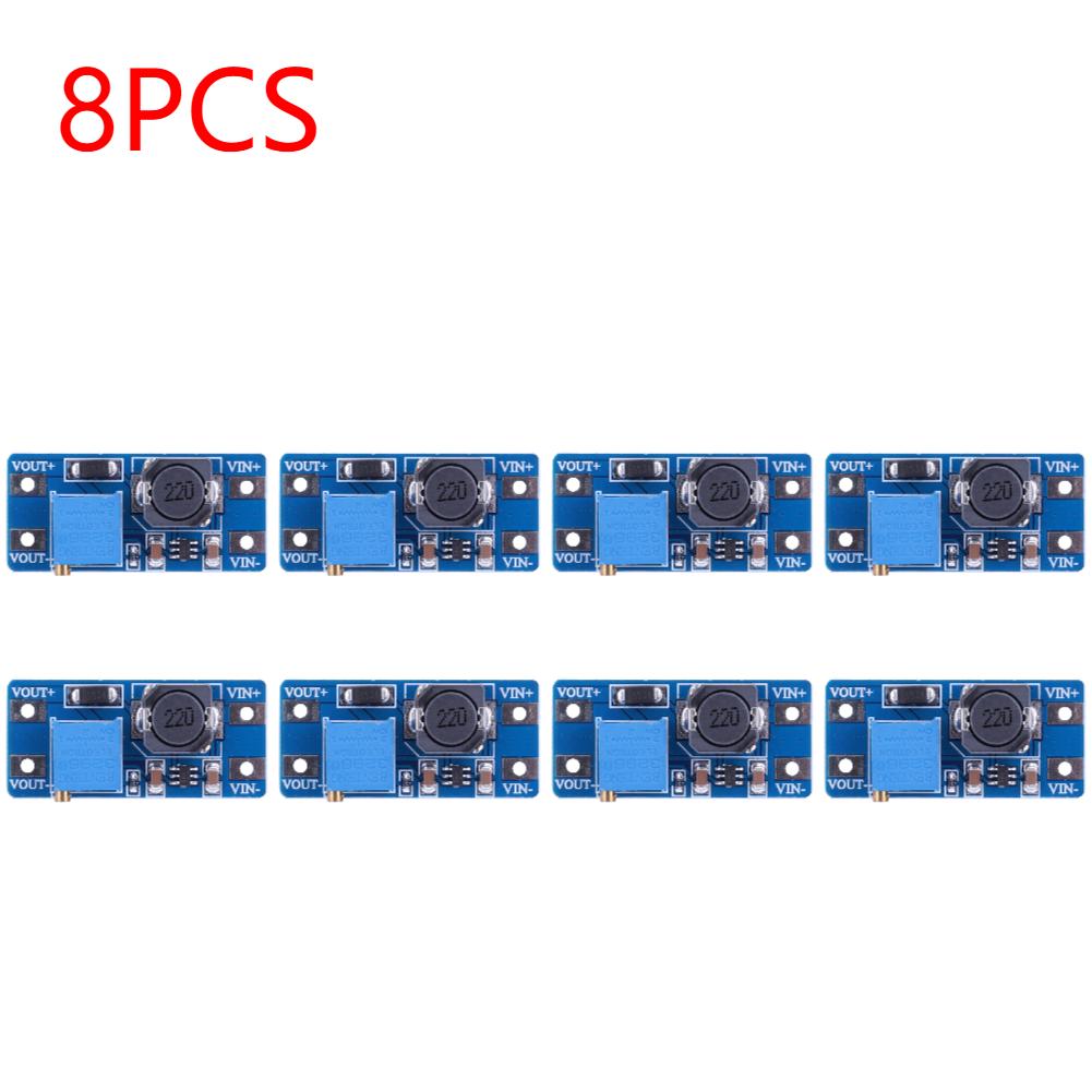 10PCS MT3608 DC-DC Step Up Converter Module Adjustable Booster Power Supply Module Voltage Regulator 2A Max 2V-24V To 5/9/12/28V