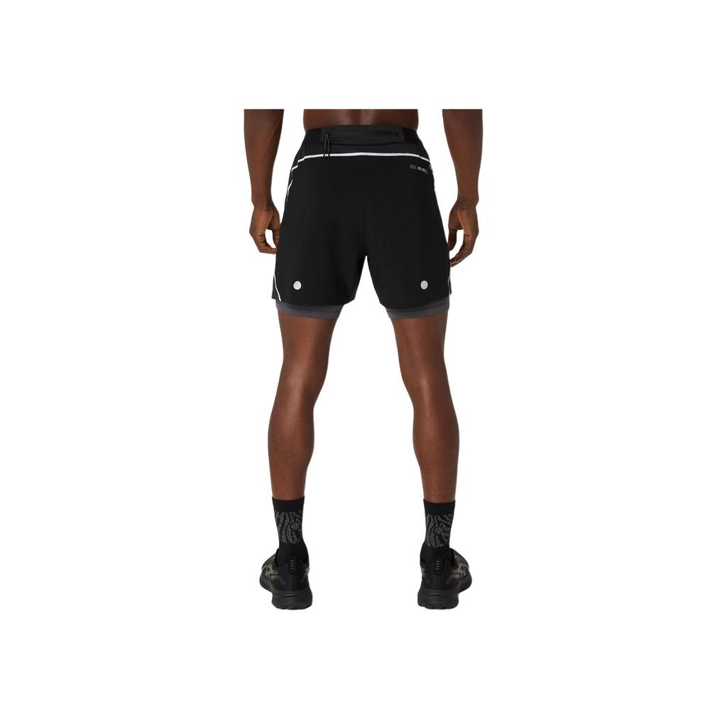 Asics Logo All Over Print Lace-Up Casual Shorts Men shorts 2011D367-001