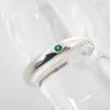 [Pre-owned] TIFFANY 925 Emerald Stacking Band Ring/Size 9/j39-2