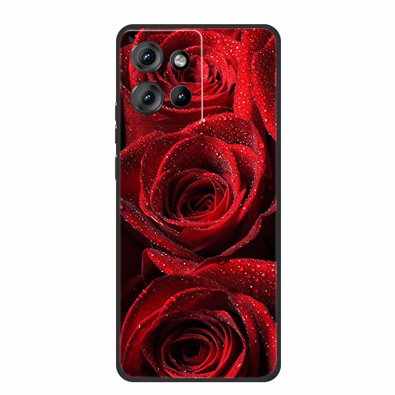Phone Case For Motorola Moto G86 Power Edge 50 Neo G75 S50 Edge 50 5G Case S 50 Coque Shockproof Black Silicone Soft Back Cover