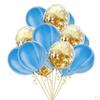 15 Quality Latex Balloons with Paillette Confetti and Ribbon Wedding Birthday Party Decor Accessory