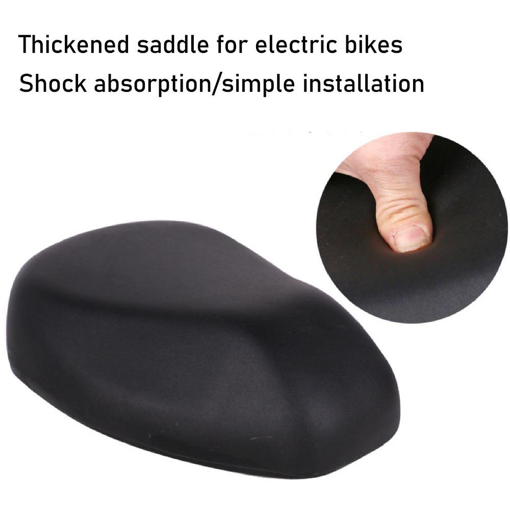 PU Electric Bicycle Seat Waterproof Electric Saddle Durable Electric Bicycle Saddle  Mountain Bike