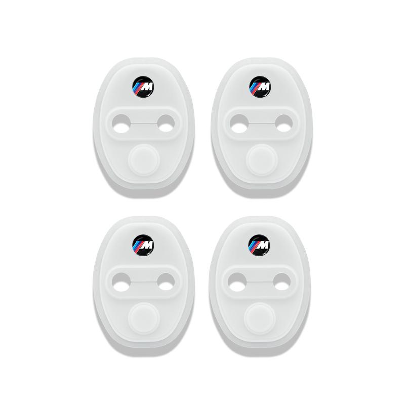  KYSIY1 Car Sticker 4PCS Car Door Lock Cover Case  Accessories For BMW M E34 E36 E60 E90 E46 E39 E70 F10 F20 F30 X5 X6 X1 M3 M5 M6 E71 F