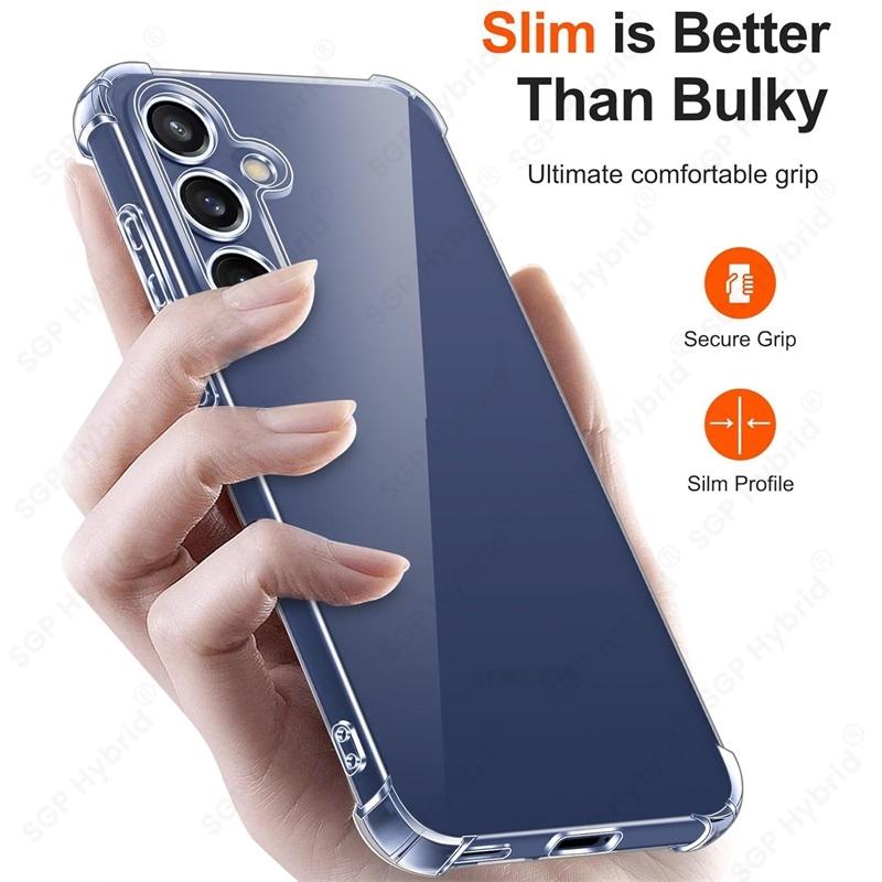Ultra Thin Clear Silicone Soft TPU Case For Samsung Galaxy S25 FE SamsungS25FE S 25 FE 25FE 5G 2025 Bumper Capa Cover Fundas