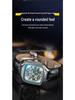 Durham Wei Men's High-End Automatic Mechanical Watch: Waterproof, Luminous, Hollow Design.