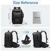 Camera Bag Large Capacity Side Compatible with DSLR and Adjustable Photography Bag [Sea choice] Backpack, Expandable, 20L+2L, Access, Cameras,
