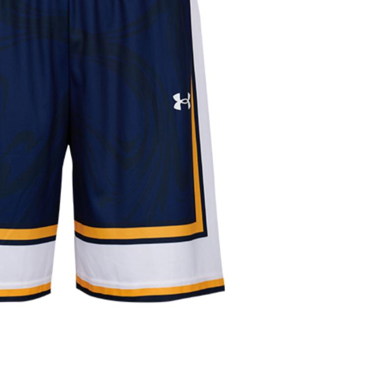 Under Armour Versatile Color Block Lightweight Breathable Sports Shorts Unisex shorts Navy-Blue 25500228-409