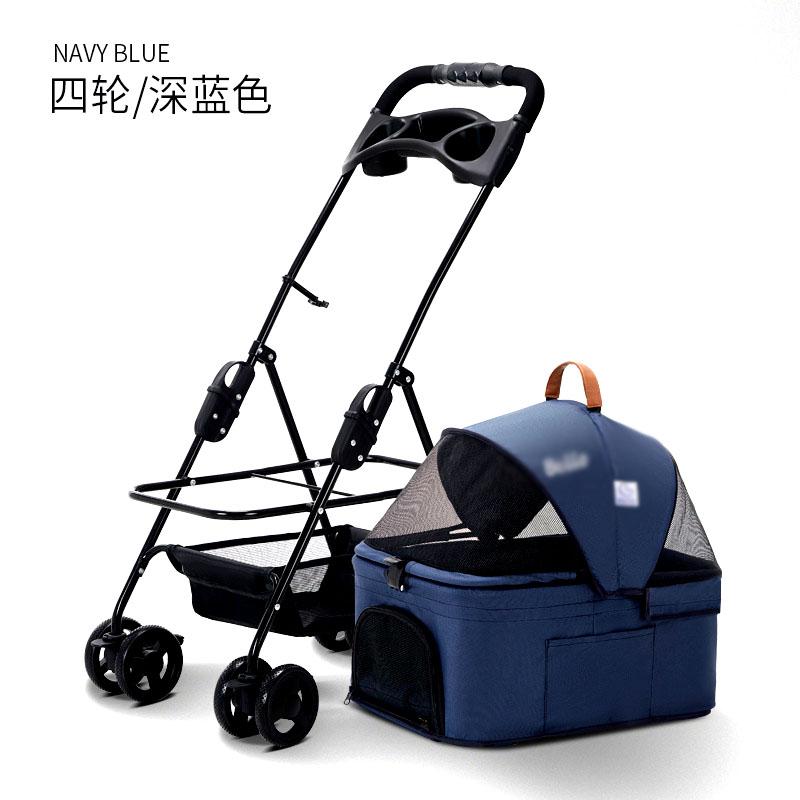 Small Medium Sized Dog Cart Light Foldable Transportation Walking The Cat Dog Car Seat Dual Purpose Garden Cart Pet Accessories