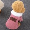 Dog Coat Winter Apparel Furry Thick Coat Pullover Coat Clothing Apparel