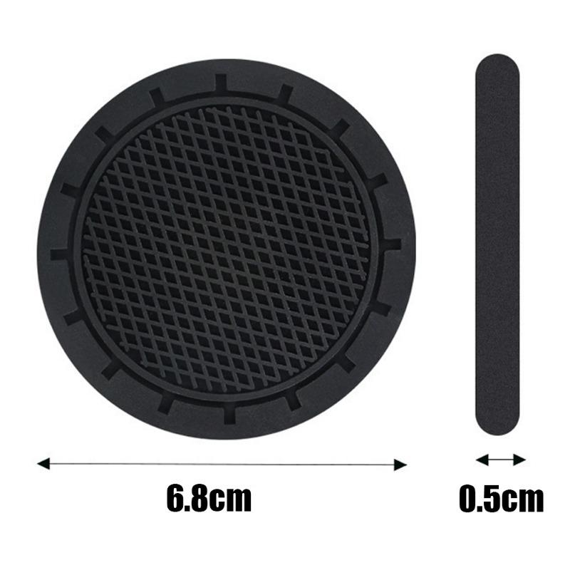 Coaster de mașină universal pentru cană de apă canelură băutură covoraș anti-alunecare Suport pentru pahare tampă de inserare accesorii de decorare interioară auto