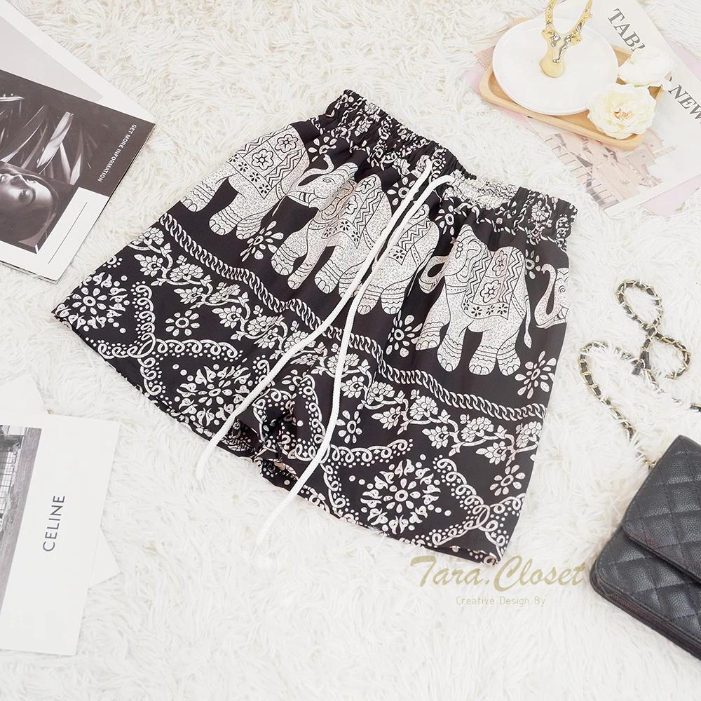 Boxing Muay Thai Shorts Elephant Pants Pattern Training Kickboxing Print Quick Dry Martial Art Unisex Men Women Fighting Fitness Sport Gym Workout