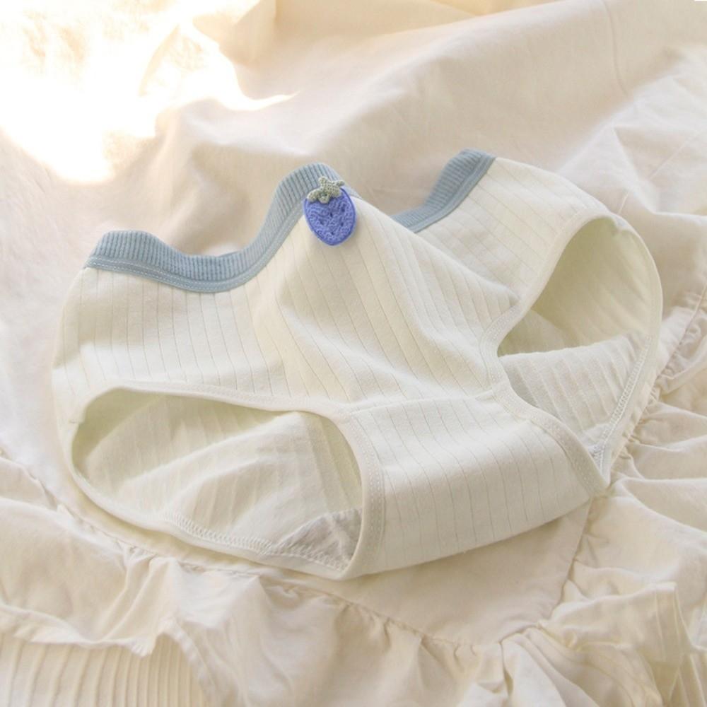 5pcs Cute Strawberry Brief Sweet Women Underwear Lingerie Cotton Panties Girls