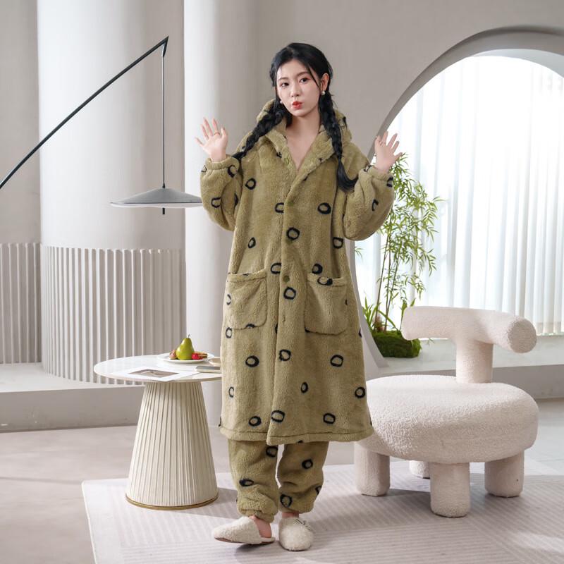 Women's Hooded Fleece Loungewear Set