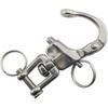 keehui Pair of 2-3/4inch Jaw Swivel Snap Shackle 316 Stainless Steel for Sailboat Spinnaker Halyard