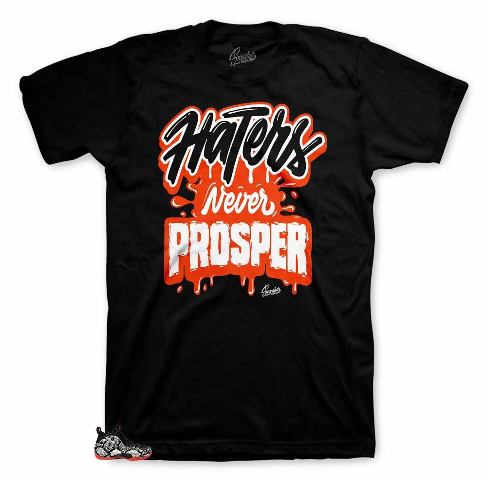 Футболка в тон Foamposite Snakeskin Habanero Red Foams - Never Prosper Tee L