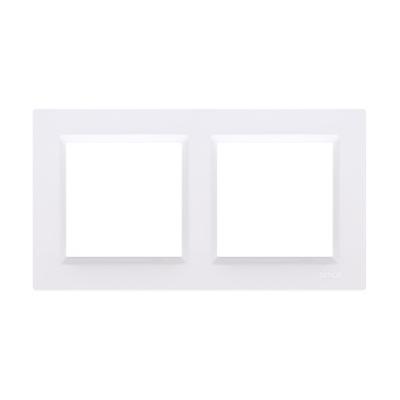 SIMON 10 2-Fold Frame White - S+840822