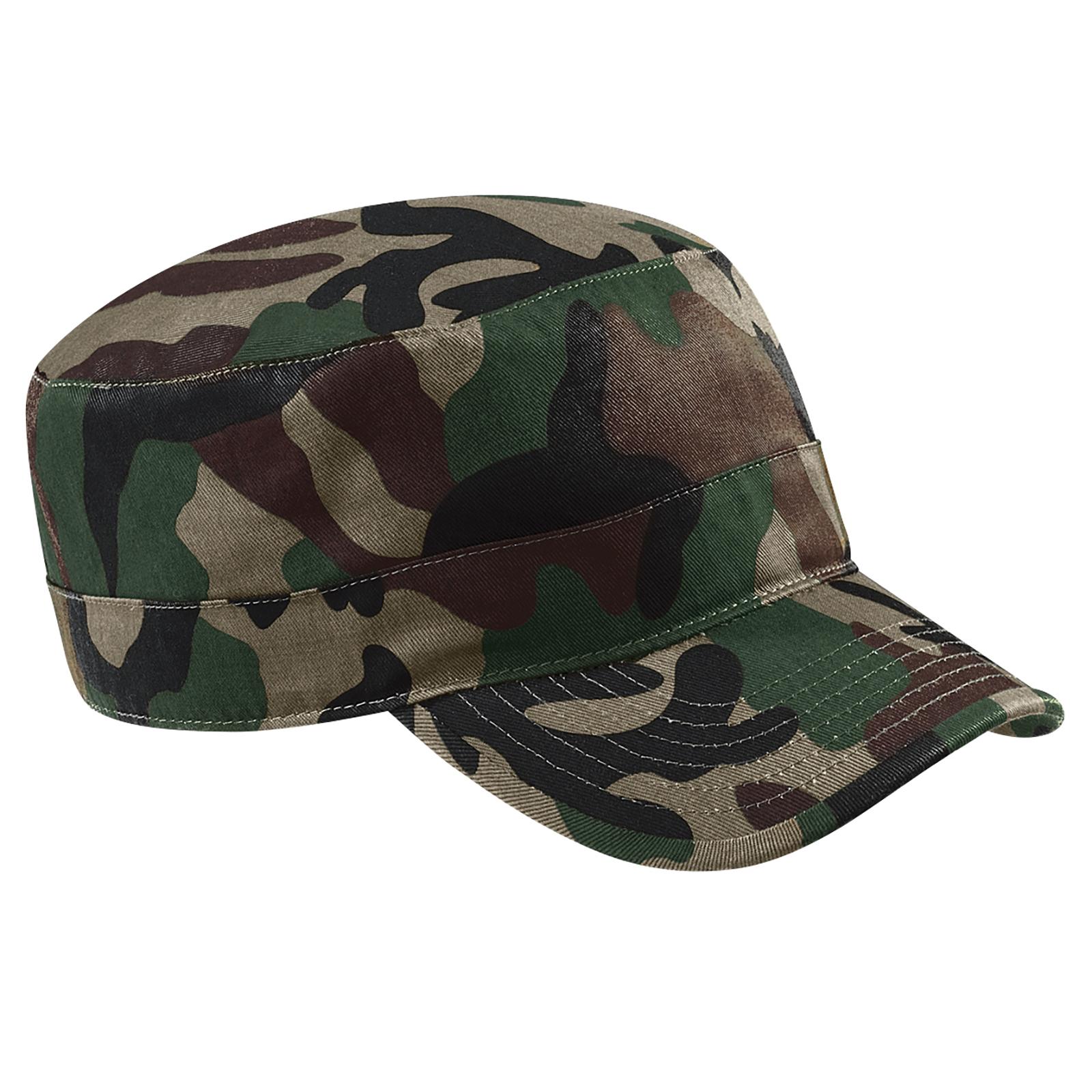 Berretto/copricapo militare mimetico Beechfield (confezione da 2) One Size colore bianco trasparente