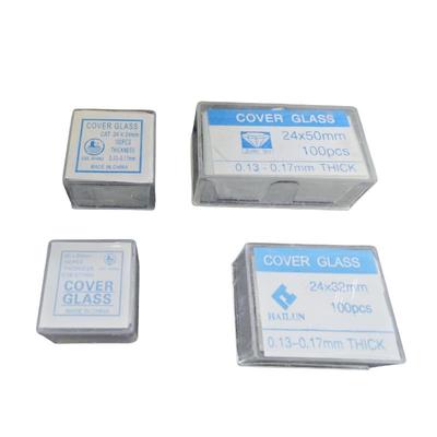 100Pcs Microscope Diy Accessories Transparent Slides Coverslips Coverslides Cover Glass 18X18 20X20 22X22 24X24 24X32 24X50Mm