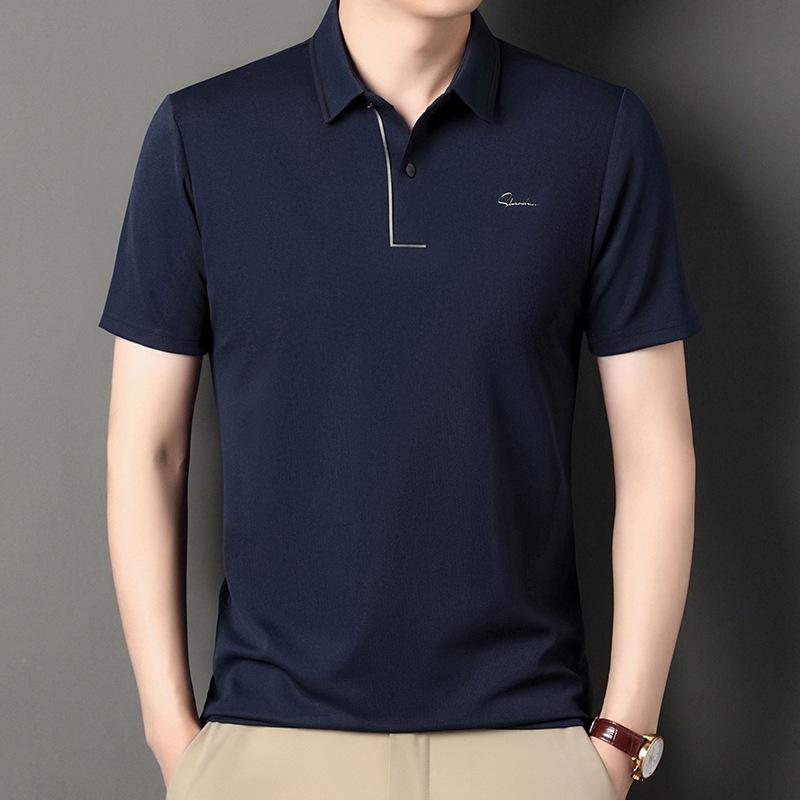 Frühling und Sommer Herren Advanced Revers Poloshirt Herren Kurzarm T-Shirt Lässige Herrenbekleidung