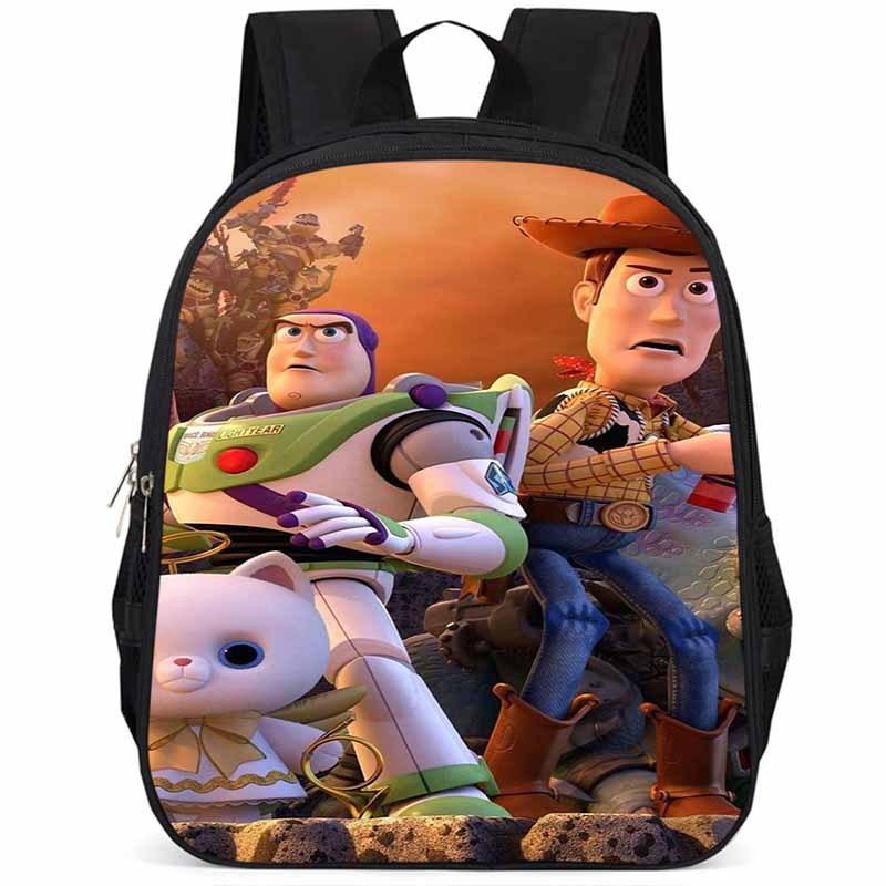 Buzz Lightyear 15-inch Large Capacity Backpack Lightweight Durable Oxford School Bag