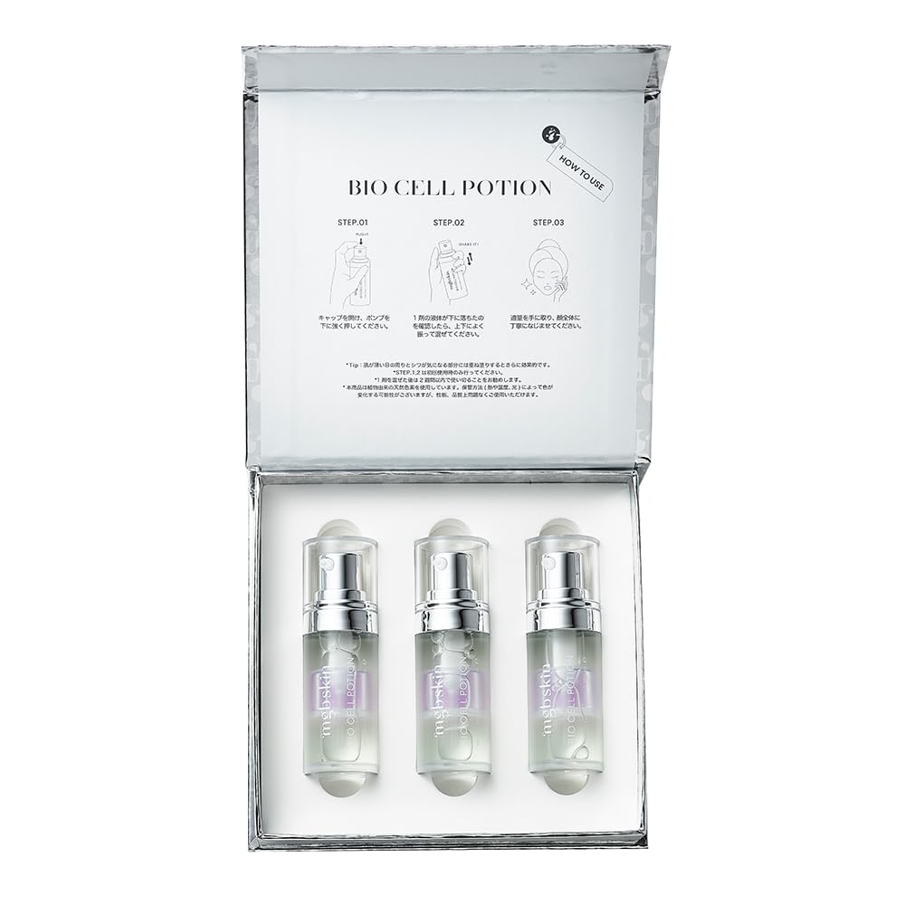 

BEAUTY BIO CELL POTION 11 мл x 3 флакона в наборе BIO CELL POTION 11 мл x 3 шт. Сыворотка красоты Коллаген Пептид Уход за кожей Возрастная упругость [MEGOOD Official] | |