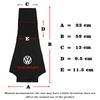 For Volkswagen 2PCS Car Seat Headrest Cover Case for VW Volkswagen Golf 5 6 7 Passat B5 B6 B8 Tiguan Polo Jetta Touran GTI R Line Styling Parts EN1