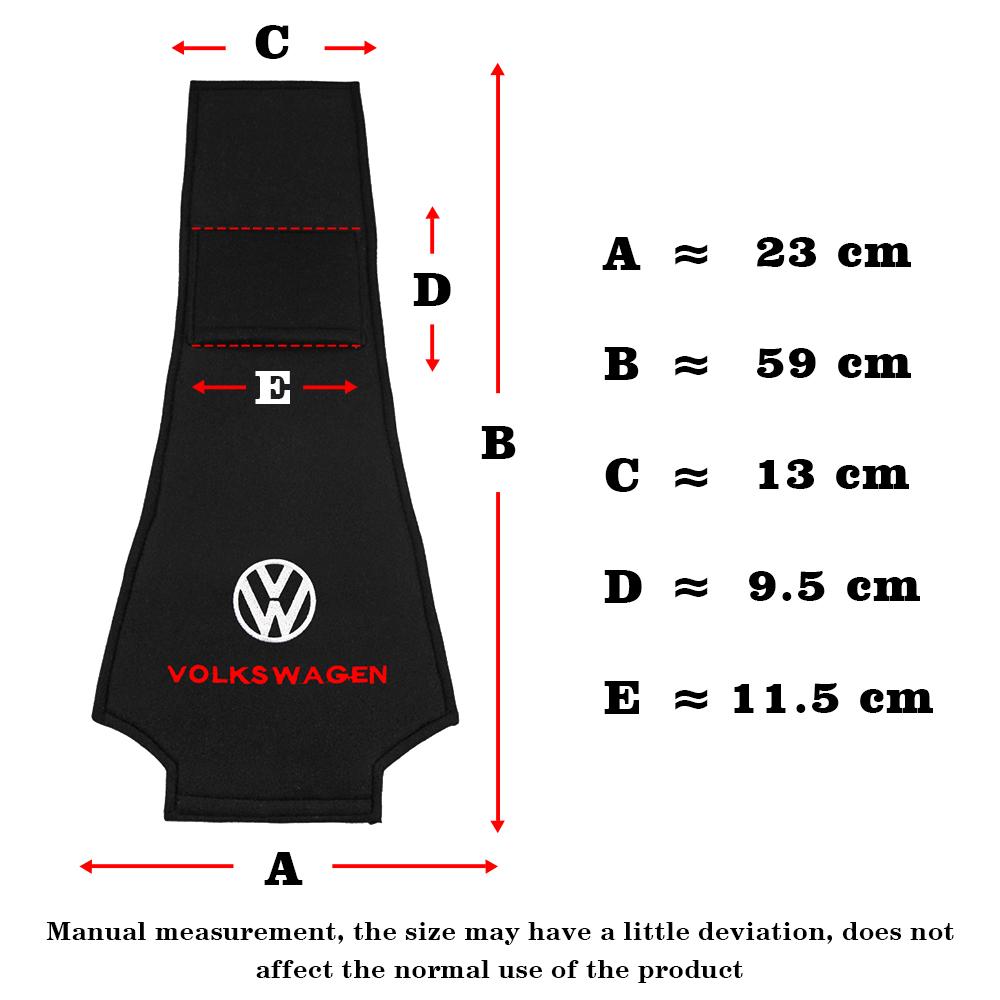 For Volkswagen 2PCS Car Seat Headrest Cover Case for VW Volkswagen Golf 5 6 7 Passat B5 B6 B8 Tiguan Polo Jetta Touran GTI R Line Styling Parts EN1