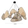 Pre-owned Wabi-sabi Rattan Pendant Lamp for Zen Tea Rooms & Creative Spaces