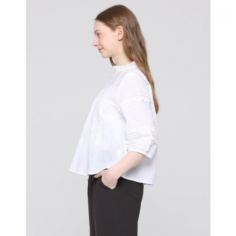Son Jung Wan Lace Pintuck Blouse Zdr6262101
