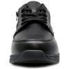 Sneakers 6E Wide Walking Shoes Casual Business Zippered Leather Sneakers PU Leather Lightweight Slip Resistant Laced Shoes Shoes Kr10 Black [KARINA