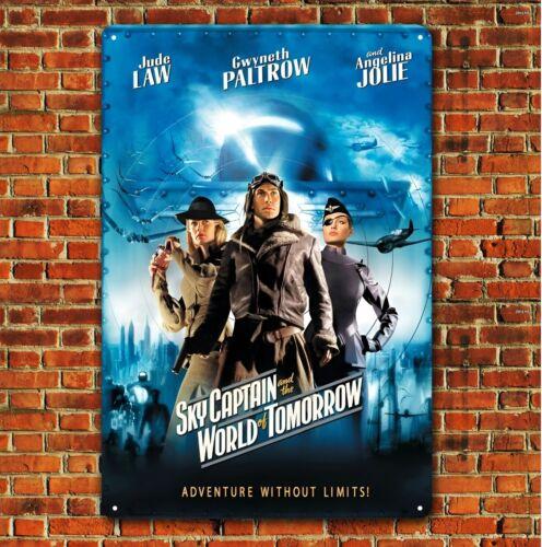 Captain World Of Tomorrow Movie Metal Poster Tin Sign Plate Size Xcmaluminum