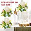 Oster-Hängegirlande Frühlings-Hängeblumen-Ranke Ostereier-GirlandeGirlande Rustikaler Frühling Sommer-Kranz für Osterparty-Zubehör