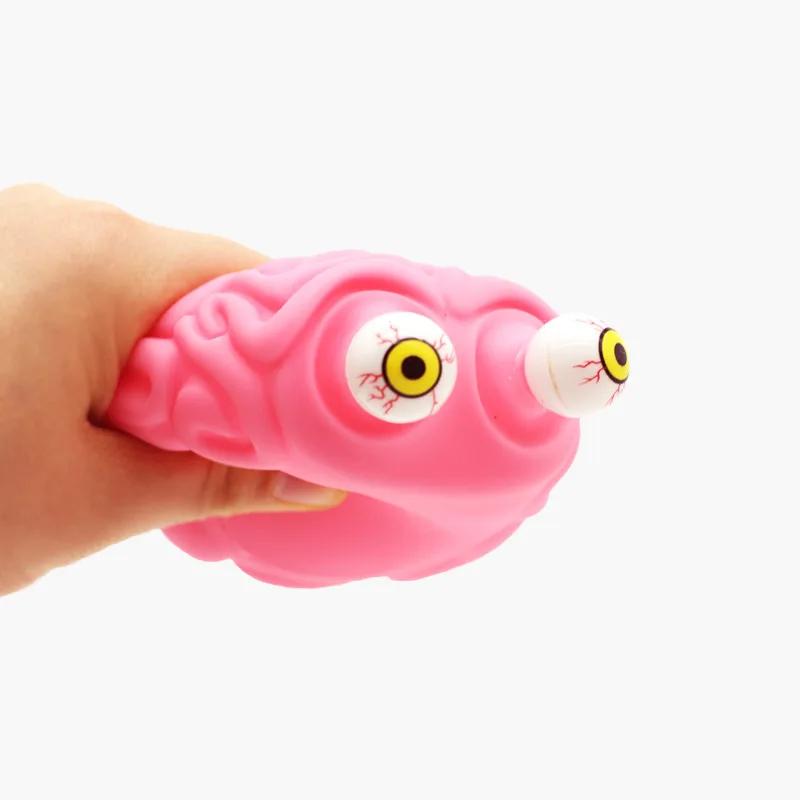 Anti Stress Flippy Brain Squishy Eye Popping Squeeze Fidget Toy Cool Stuff Adhd Anxiety Relief Toy Halloween Gift