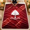 Flannel BlanketNottingham Forest Warm Soft Throw Blanket for Indoor Sofa Bed Living Room Use