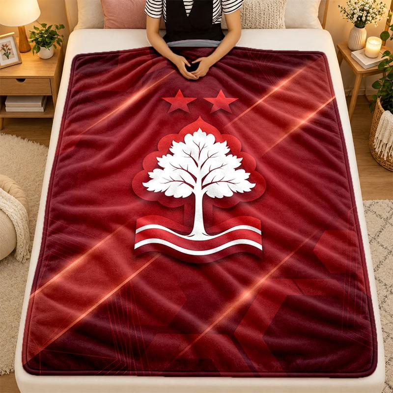 Flannel BlanketNottingham Forest Warm Soft Throw Blanket for Indoor Sofa Bed Living Room Use