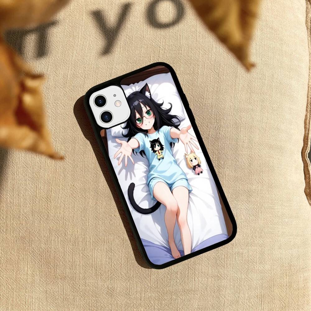 Watamote K-Kuroki T-Tomoko Phone Case For IPhone 17 16 15 14 13 Plus 12 11 Pro Max PC+TPU Cases Back Cover