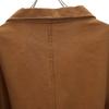 ITALIAN ARMY 70s Vintage Euro Work Prisoner Work Jacket 5h Brown Men's Used