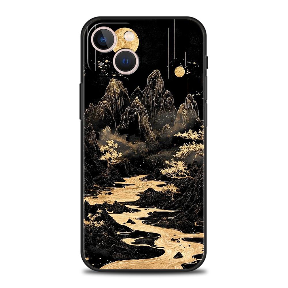 

Artistic Patterns Phone Case Cover for iPhone 17 16 15 14 13 12 Pro Max 11 Pro Max 17 AIR Shockproof Soft TPU Shell Fundas Capas iPhone 17
