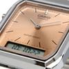 Casio Ana-Digi Quartz Watch Vintage Series AQ-230A-4AMQY Unisex Dual Time Apricot Color