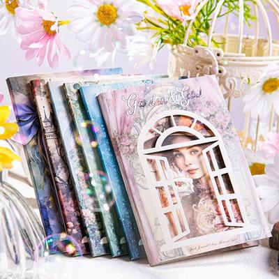 30Pcs/Pack Garden and Girl Series Decoration Material Paper Perfect for Journaling Collage Scrapbooking DIY Supplies