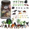 Dinosaurs Large Set of Figures In a Box Set of Dinosaurs In a Suitcase Egg