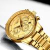 Watch Sun Pattern Waterproof Watch Men Fashion Business Men'S Quartz Watch