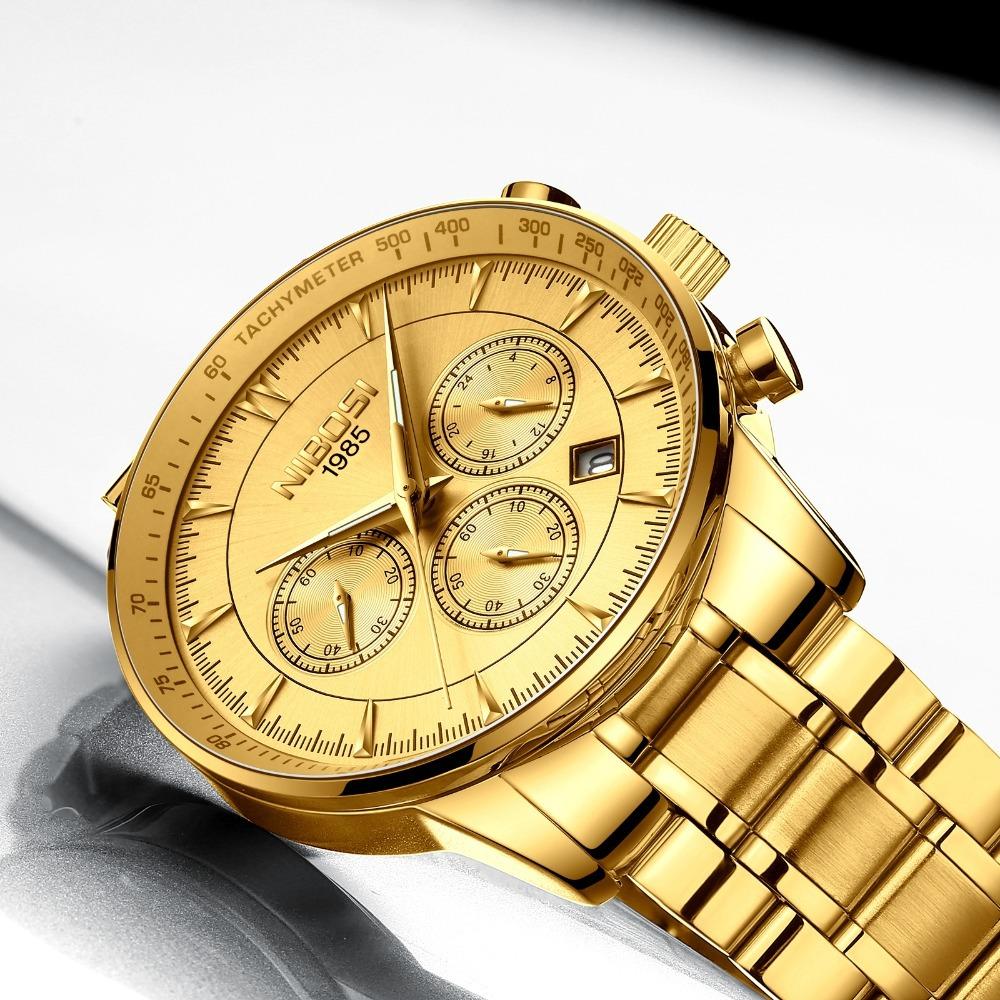 Watch Sun Pattern Waterproof Watch Men Fashion Business Men'S Quartz Watch