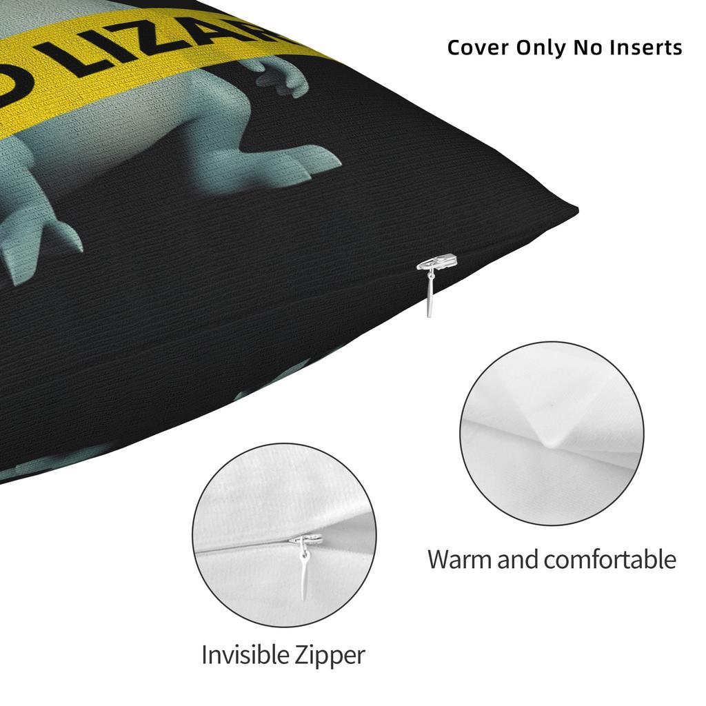 Lizard Meme Pillow Case Comfy Pillow Cover Novelty Pillowcases For Wedding Party Home Decor