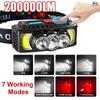USB C Rechargeable COB LED Headlamp Powerful Headlight 18650 Super Bright Waterproof Head Torch For Outdoor Fishing Accessories