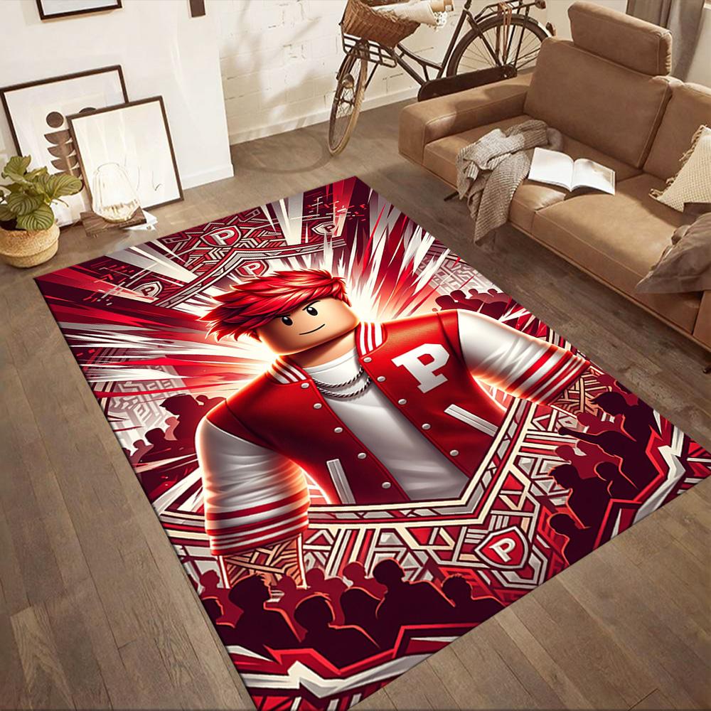 Roblox 397 Floor Mat Suitable for Entryway Playrooms Dormitory Hallway Anti-slip Rug Anime Office Decor Gift for Festivals