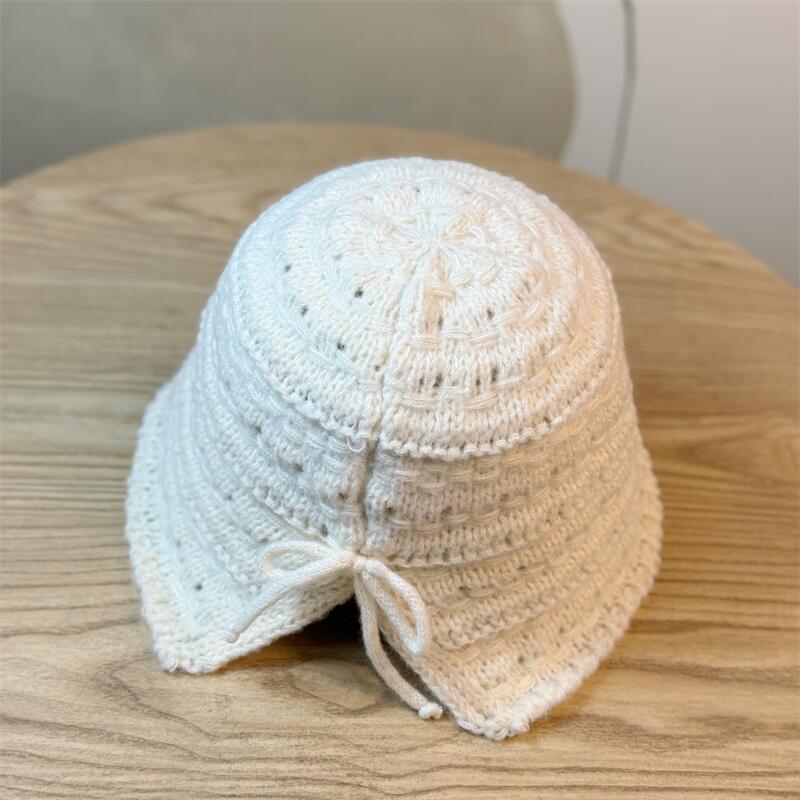 Women's Lightweight Bucket Hat - Elastic Stretch Fit, Open Back Detail,for Autumn Winter Warmth, Thanksgiving & Casual Outfits